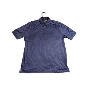 Greg Norman Play‎ Dry ML75 Golf Polo Shirt Mens Size Medium M Blue Stretch Adult